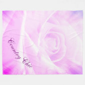 Couverture Polaire Joli violet Country Design chic (Devant (Horizontal))