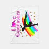 COUVERTURE POLAIRE JOLIE CHAMPION DE GYMNASTICS DE RAINBOUR (Devant)