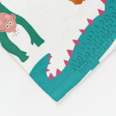 Couverture Polaire Jolie couleur Abstraits Animaux Enfants Motif (Coin)