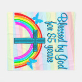 COUVERTURE POLAIRE JOLIE CROIX BLEUE 85E ANNIVERSAIRE (Devant (Horizontal))