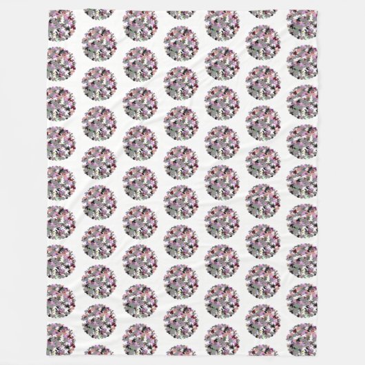 COUVERTURE POLAIRE JOLIE FEUILLES D'ARBRE (Devant)