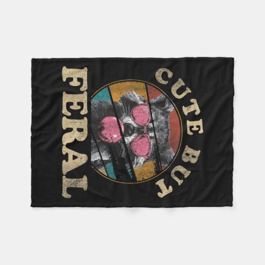 Couverture Polaire Jolie Mais Feral Toddler Girls Enfants _ Raccoon S (Devant (Horizontal))