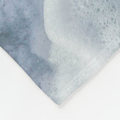 Couverture Polaire Jolie mousse de vague (Coin)