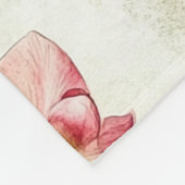 Couverture Polaire Jolie Orchidée rose (Coin)