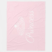 Couverture Polaire Jolie princesse rose de la Gironde Tiara (Devant)