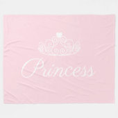 Couverture Polaire Jolie princesse rose de la Gironde Tiara (Devant (Horizontal))