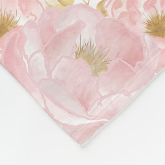 Couverture Polaire Jolie princesse royale floue dorée (Coin)