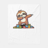 Couverture Polaire Jolie Sensibilisation sur l'autisme de fentes en D (Devant)