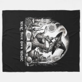 Couverture Polaire Jolie sorcière apothecaire Faites votre propre mag (Devant (Horizontal))