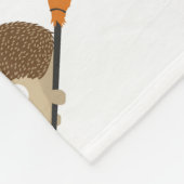 Couverture Polaire Jolie sorcière de hérisson (Coin)