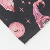 Couverture Polaire Jolie Sorcière Rose (Coin)