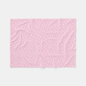 Couverture Polaire Jolies Étoiles Roses (Devant (Horizontal))