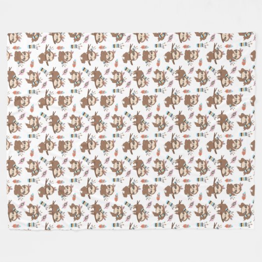 Couverture Polaire Jolies fentes (Devant (Horizontal))