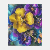 Couverture Polaire Jolies lampes d'art (Devant)