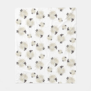 Couverture Polaire Jolis moutons