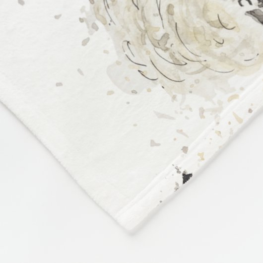 Couverture Polaire Jolis moutons (Coin)