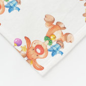 Couverture Polaire Jolis rennes (Coin)