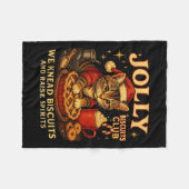 Couverture Polaire Jolly Biscuits Club We Knead Cat Xmas  (Devant (Horizontal))