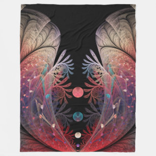 Couverture Polaire Jonglage Abstrait Moderne Fantaisie Art Fractal
