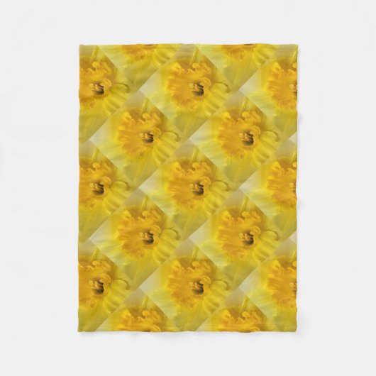 Couverture Polaire jonquille jaune (Devant)