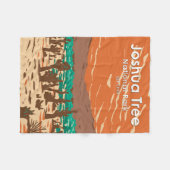 Couverture Polaire Joshua Tree National Park Turkey Flats Sand Dunes (Devant (Horizontal))