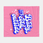 Couverture Polaire Jouer bébé, c’est froid en hiver (Devant (Horizontal))