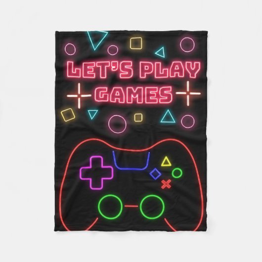 Couverture Polaire Jouer Joue Jeux (Devant)