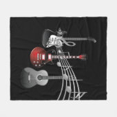 Couverture Polaire Jouer la guitare (Devant (Horizontal))