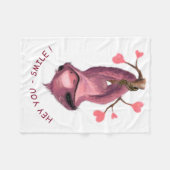 Couverture Polaire Jouer Sloth Baby Fleece Blanket Smile Cartoon (Devant (Horizontal))