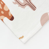 Couverture Polaire Jouet Brown Cactus Camel Llama Animal Nom de la fa (Coin)