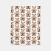 Couverture Polaire Jouet Brown peluche Ours en peluche fourré (Devant)