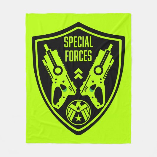 Couverture Polaire Jouet pour enfants Bataille d'armes à feu (Devant)