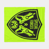 Couverture Polaire Jouet pour enfants Bataille d'armes à feu (Devant (Horizontal))