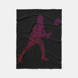 Couverture Polaire Joueur de badminton squash Badminton Volant