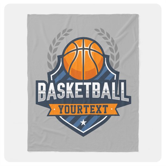 Couverture Polaire Joueur de basket AJOUTER LE NOM Varsity School Tea