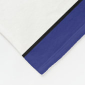Couverture Polaire Joueur de crosse Équipe Bleue (Coin)