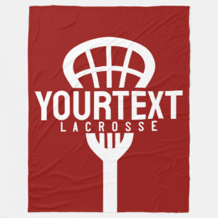 Couverture Polaire Joueur de crosse TEXTE PERSONNALISÉ Team Mesh Spor