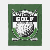 Couverture Polaire Joueur de golf Pro Golf Country Club (Devant)