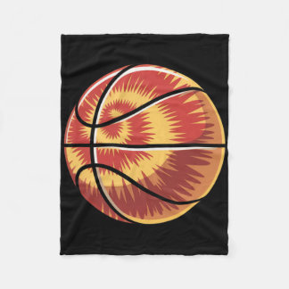 Couverture Polaire Joueur de Sketll Tie Dye