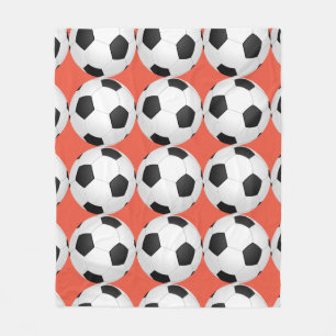 Couverture Polaire Joueur de soccer Ball Joueur Fleece Blanket