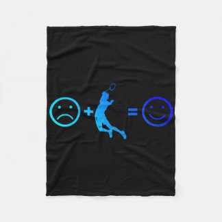 Couverture Polaire Joueur de squash badminton femmes hommes volant