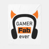 Couverture Polaire joueur fab-ever (Devant)