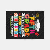 Couverture Polaire Jour De 5E Année Diplômée Garçons Filles Ki (Devant (Horizontal))