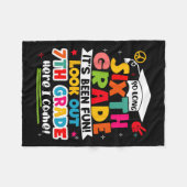 Couverture Polaire Jour De 6E Année Diplômée Garçons Filles Ki (Devant (Horizontal))