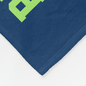 Couverture Polaire Jour de football noir et or (Coin)