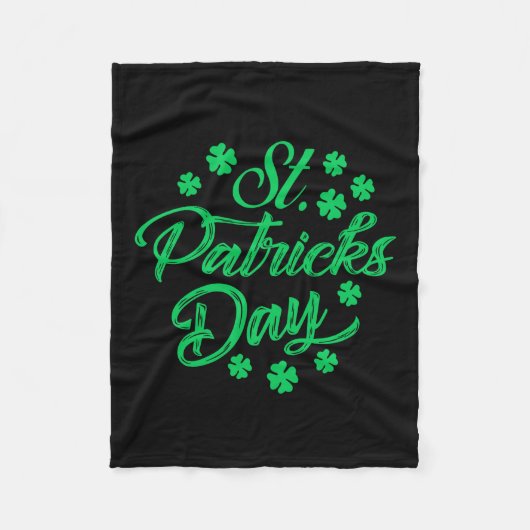Couverture Polaire Jour de la Saint Patrick (Devant)