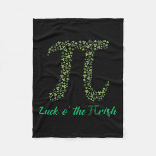 Couverture Polaire Jour de la Saint Patrick Drôle Pi Luck O'Les Cadea