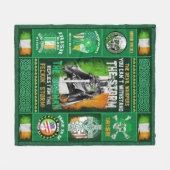 Couverture Polaire Jour de la Saint Patrick Irlande Irishman répond s (Devant (Horizontal))