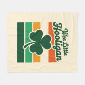 Couverture Polaire Jour de la Saint Patrick Wee Little Hooligan Drôle (Devant (Horizontal))