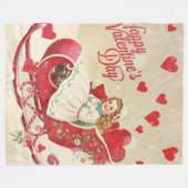 Couverture Polaire Jour de la Saint Valentin (Devant (Horizontal))